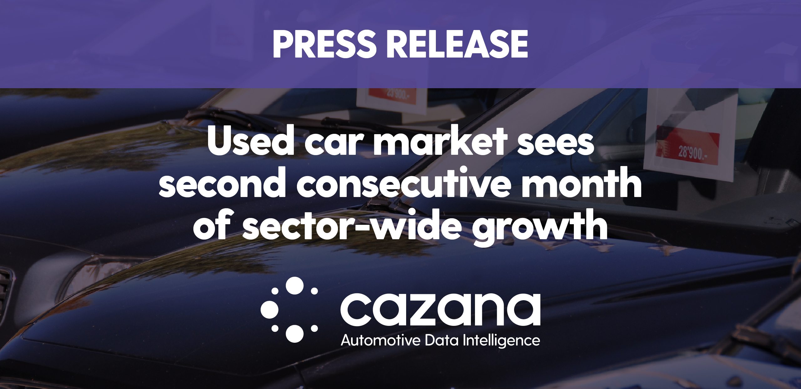 Used car market sees second consecutive month of sector-wide growth
